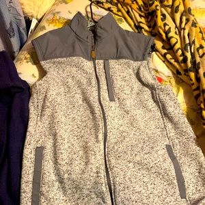 Gray vest jacket